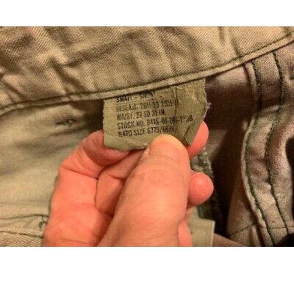 U.S. ARMY SIZE SMALL-SHORT MILITARY CAMOUFLAGE PANTS - Picture 3 of 3